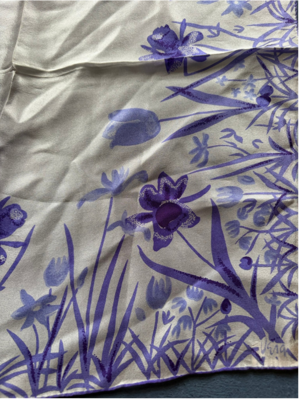 Vintage Vera Neumann Silk Scarf - Picture 5 of 8